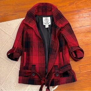 Anthropologie BB Dakota Wool Blend Plaid Jacket